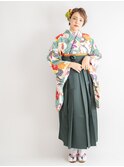ショートで可愛く♪卒業式袴スタイル！