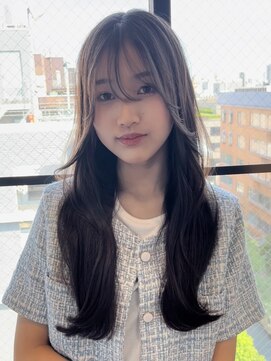 オリンテ バイ レシッド 表参道(orente by rcid) 韓国顔周りレイヤーカットワンカール髪質改善ホワイトグレージュ