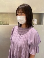 リィベ(Liibe)&nbsp;guest snap#まろみベージュ#外はねロブ