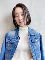 アイティーバイアルバム 松戸店(IT by ALBUM) ナチュラルボブ_外ハネボブセクションカラー_28516