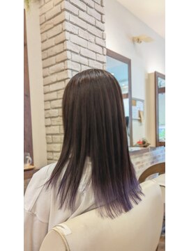 アンク リーフ(ankh leaf) インナーカラーラベンダー