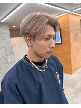 トゥコ(tuco) ダブルカラー ミルクティベージュ ハイトーン メンズ