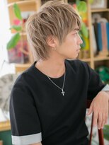 カバーヘア ブリス 大宮西口(COVER HAIR bliss) ■ハイトーンカラー束感マッシュウルフ105-2★大宮10代20代30代!