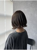ボブレイヤー/ダークグレージュ/透明感カラー/髪質改善