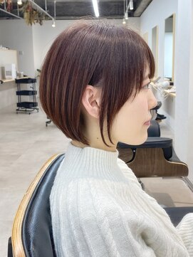 トト 船橋店(toto.) ☆ショートイメチェン前髪こなれミディアンブレラカラー［船橋]