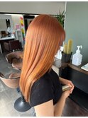1回で作るオレンジベージュ！
