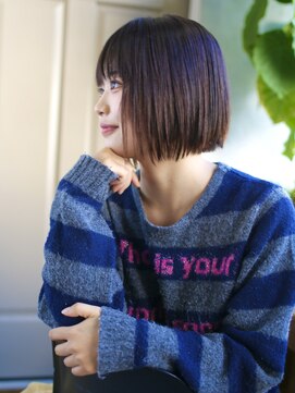 バース(BIRTH) 天神【BIRTH】ネビージュイメチェン前髪ボブ20代　6