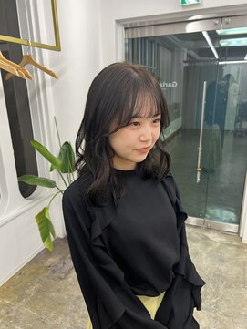 ガーランドウメダ(Garland umeda) 【ブリーチなし】オリーブグレージュ♪ Sayaka