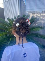 フェリーチェヘアーデザイン(Felice)&nbsp;カチモリ編みおろしヘアセット