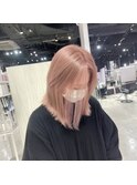 1黒髪ボブルフネビージュ小顔ワンレンダークアッシュ