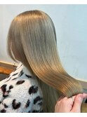 【ブリーチカラー】ミルクティーベージュ♪