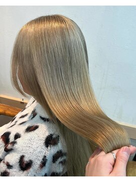 アン ブリーチ(UN BLEACH) 【ブリーチカラー】ミルクティーベージュ♪