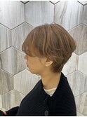 【ショート】【ブリーチ】【ダブルカラー】