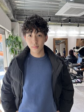 アドア 横浜(ADORE) 【ADORE横浜】ツイストスパイラルパーマ×メンズカット