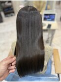 ワインレッド×髪質改善