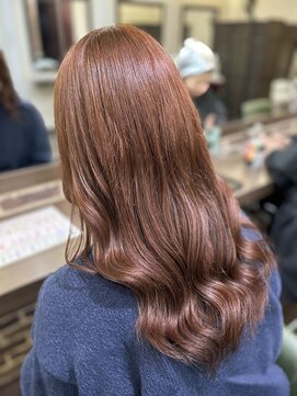 ヘアーアンドメイク ビス(HAIR&MAKE bis) ブリーチなしで！？ミルクティーピンク【立川/沙久楽】