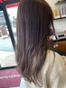 【2回目以降の方】トレンドカット+透明感カラー+4STEPトリートメント ￥12100