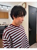 マッシュショートパーマ