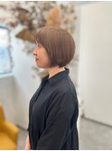 丸みシルエットの柔らかショート