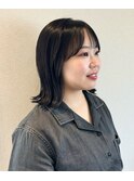 暗髪ヘア