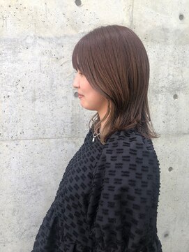 アミックス ヘアワークス 本店(AMIX hair works) ナチュラルな雰囲気♪ブラウンカラー×インナーベージュ
