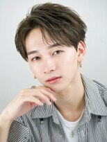 エイド 渋谷(aid)&nbsp;ショートアップバング毛流れ束感ツーブロックフェザーショート