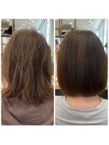 スープル オザキヤマ(SOUPLE.ozakiyama)&nbsp;【髪質改善x縮毛矯正】SILKストレート