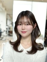 アマトウキョウスマートサロン(AMA TOKYO×Smart Salon)&nbsp;くびれミディ/顔まわりカット/くびれ巻き/レイヤーカット