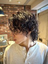 ボコカ(bococa)&nbsp;【大村指名】メンズカットレイヤーウルフスパイラルパーマ
