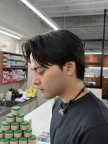 ニコ トウキョウ ロジック(nico TOKYO Logic)&nbsp;メンズセンターパートニュアンスパーマアップバング