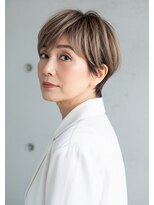 プラグ ヘアーデザイン 大名店(PLUG hair design)&nbsp;*ショートボブ/ショートヘア/脱白髪染め/白髪ぼかし/髪質改善