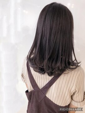 エイクス ヘア デザイン×美髪クリニック 千葉(AQs hair design) ミディアムヘア/暗めカラー/グランマッシュ/千葉/千葉駅