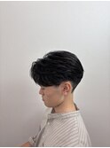 ニュアンスパーマ 毛流れセンターパート