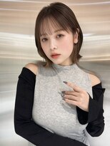 ハローバイシー 仙台(Hello by Sea)&nbsp;ココアベージュ×レイヤー[小顔/黒髪/オリーブグレー]