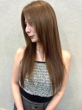 アール 北千住店(ar) 酸性ストレート/柔らか質感/アルカリフリー/ヘーゼルグレージュ