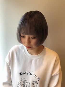 エンタリティリット(entality lit) マッシュショート×グレージュカラー