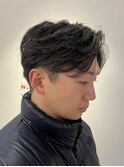 フェザーショートパーマ