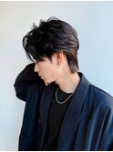 メンズショートパーマレイヤーショートセンターパートK20260220