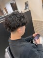 フリーゼアコマキ(FRISEUR)&nbsp;フェードカットにスパイラルパーマ相性抜群です！
