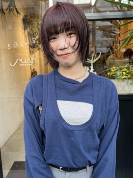 ソラス(SOLAS) ボブ×ワインレッド
