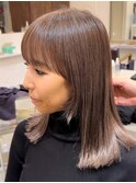 大人ハイライトグレージュ40代50代