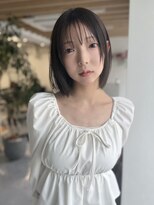 オモチャ(OMOCHA) 韓国切りっぱなしボブ/シースルーバング小顔ヘア