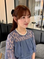 グルス(GruS)&nbsp;お呼ばれヘアアレンジ ハーフアップ