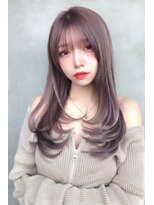 ヘアメイクアモーレ 光の森店(Hair Make Amore)&nbsp;髪質改善カラー×シルキーダークラベンダー