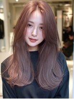 サロンドアイ(salon de i)&nbsp;くびれロングレイヤー × ピンクブラウン