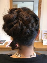 華やか＆大人なヘアセット♪