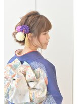 オートル 綱島店(AUTRE by FUGA hair)&nbsp;成人式ヘア☆下目シニヨン【AUTRE綱島店】