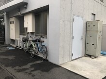 駐輪場は裏に御座いますので、お気軽にお使いください♪【藤沢】