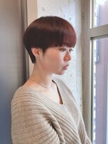 ヌイ 横浜(nui)&nbsp;ボーイッシュマッシュショート_暗めカラーグランマッシュ