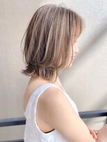 道村/くびれミディ/グレージュ/ハイライト/イルミナカラー